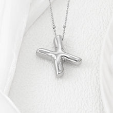 Load image into Gallery viewer, Copper Bubble Letter Pendant Necklace