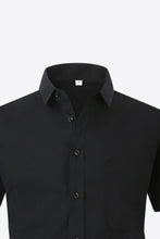 Load image into Gallery viewer, Textured Button-Down Short Sleeve Shirt