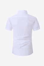 Load image into Gallery viewer, Textured Button-Down Short Sleeve Shirt