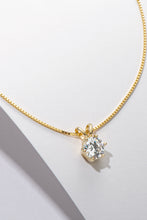 Load image into Gallery viewer, 925 Sterling Silver 1 Carat Moissanite Pendant Necklace
