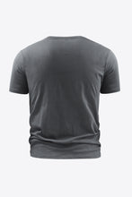 Load image into Gallery viewer, Graphic Round Neck Short Sleeve Tee Shirt