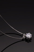 Load image into Gallery viewer, 925 Sterling Silver 1 Carat Moissanite Pendant Necklace
