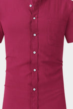 Load image into Gallery viewer, Textured Button-Down Short Sleeve Shirt