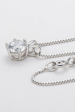 Load image into Gallery viewer, 925 Sterling Silver 1 Carat Moissanite Pendant Necklace