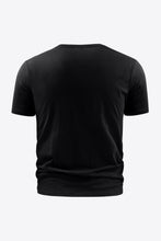 Load image into Gallery viewer, Graphic Round Neck Short Sleeve Tee Shirt