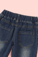 Load image into Gallery viewer, Girls' Floral Top and Jeans Set