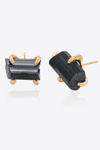 Load image into Gallery viewer, Tourmaline 4-Prong Stud Earrings