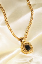 Load image into Gallery viewer, 18K Gold Plated Inlaid Rhinestone Pendant Necklace