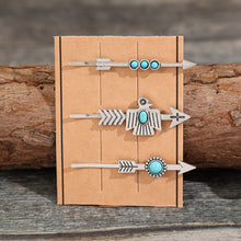 Load image into Gallery viewer, 3 PCS/Set Artificial Turquoise Hair Pins
